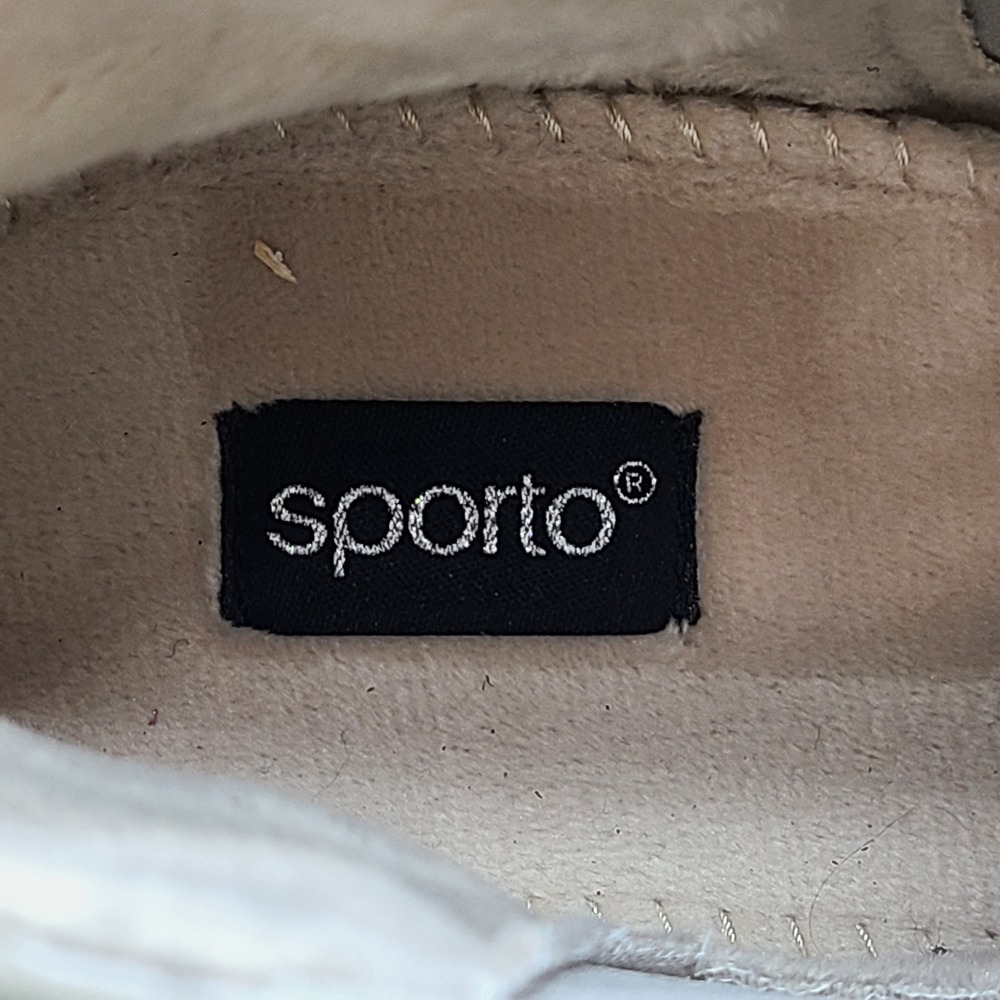 Sporto Misty Ankle‎ Boots Women Size 10 Beige NEW Ruched Faux Fur Lined Zipper - Picture 5 of 6